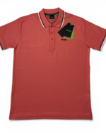 Hugo Boss Polo Shirt Coral Salmon Pink Regular Fit Men’s Size M