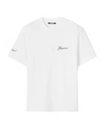 Jacquemus Courchevel High Altitude Club T-Shirt White Graphic Back Print Men’s