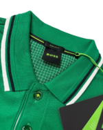 Hugo Boss Polo Shirt Green Regular Fit Men’s Short Sleeve - Image 3