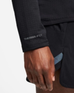 Nike Men's Therma Fit Element Long Sleeve Crew Top Black - Image 5