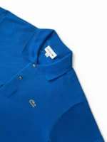Lacoste Men's Classic Fit L.12.12 Petit Piqué Cotton Polo Size M in Blue - Image 4