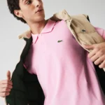 Lacoste Men's Original L.12.12 Petit Piqué Cotton Polo In Rose Pink - Image 4