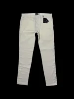 Club Monaco Connor Chino Trousers Beige 34x32 Slim Fit Stretch Mens Smart Casual