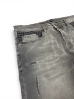 Hugo Boss Men’s Grey Slim Fit Jeans W34 L34 Distressed Designer Denim BOSS - Image 3