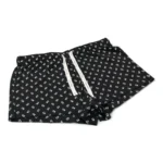 Calvin Klein Women's Sleepwear Shorts CK Micro Logo All Over In Black 2 x Pack - Image 4