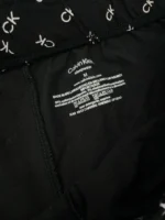 Calvin Klein Women's Sleepwear Shorts CK Micro Logo All Over In Black 2 x Pack - Image 6