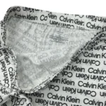 Calvin Klein Women's Sleepwear Shorts CK Micro Logo All Over In White 2 x Pack - Image 3