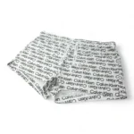 Calvin Klein Women's Sleepwear Shorts CK Micro Logo All Over In White 2 x Pack - Image 4