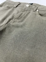 Hugo Boss Men's Slim Fit Jeans In Two Tone Stretch Denim In Khaki - Image 3