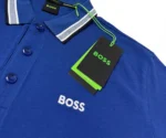 Hugo Boss Polo Shirt Blue Regular Fit Men’s Size M - Image 3