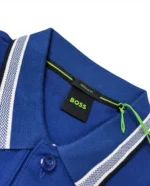 Hugo Boss Polo Shirt Blue Regular Fit Men’s Size M - Image 5