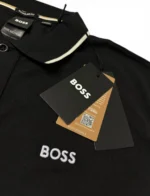 Hugo Boss Polo Shirt Black Regular Fit Men’s Size XL - Image 6