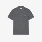 Lacoste Men’s Slim Fit L.12.12 Polo Shirt In Grey Chine Size M