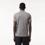 Lacoste Men’s Slim Fit L.12.12 Polo Shirt In Grey Chine Size M - Image 6