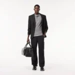Lacoste Men’s Slim Fit L.12.12 Polo Shirt In Grey Chine Size M - Image 7