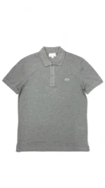 Lacoste Men’s Slim Fit L.12.12 Polo Shirt In Grey Chine Size M - Image 8