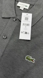 Lacoste Men’s Slim Fit L.12.12 Polo Shirt In Grey Chine Size M - Image 12