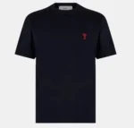 Ami Paris Men’s T-Shirt Size L in Black - Image 2
