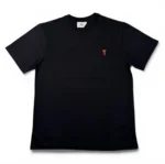 Ami Paris Men’s T-Shirt Size L in Black - Image 7