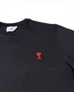 Ami Paris Men’s T-Shirt Size L in Black - Image 8