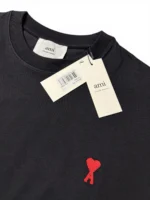 Ami Paris Men’s T-Shirt Size L in Black - Image 10
