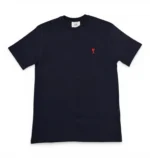 Ami Paris Men’s T-Shirt Size S in Navy Blue - Image 5