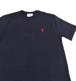 Ami Paris Men’s T-Shirt Size S in Navy Blue - Image 7