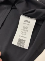 Ami Paris Men’s T-Shirt Size S in Navy Blue - Image 10