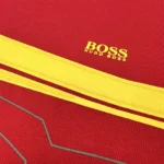 Hugo Boss Men's Regular Fit Crew Neck Sweatshirt In Red Size L - Image 4