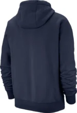 Nike Club Fleece Pullover Hoodie In Navy Blue Size M - Image 3