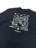 Lululemon Men’s Cotton Jersey T-Shirt Singapore Size S in Black - Image 3