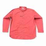 Tommy Hilfiger Men’s Slim Fit Long Sleeve Shirt In Pastel Red Size 3XL