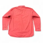 Tommy Hilfiger Men’s Slim Fit Long Sleeve Shirt In Pastel Red Size 3XL - Image 7