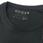 Guess Men's Super Slim Fit Long Sleeve T-Shirt In Black Size XL - Image 3