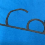 Calvin Klein Regular Fit Men's Crew Neck T-Shirt In Turquoise Blue Size L - Image 4