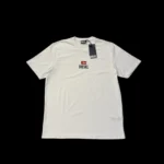 Diesel Mens White T Shirt Small Logo Crew Neck Short Sleeve Tee Size L - Image 2