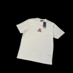 Diesel Mens White T Shirt Small Logo Crew Neck Short Sleeve Tee Size L - Image 3