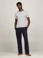 Tommy Hilfiger Men's Classic Fit Cotton Essential V Neck T Shirt 3 x Pack