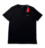 Guess T Shirt Mens XL Black Small Logo Crew Neck Tee
