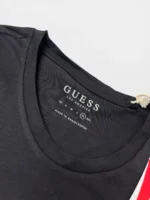 Guess T Shirt Mens XL Black Small Logo Crew Neck Tee - Image 4