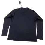 Guess Men's Regular Fit Barret Logo Long Sleeve T-Shirt In Black Size M - Image 3