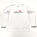 Ellesse Leeti Men's Regular Fit Logo Sweatshirt in White Size L - Image 11
