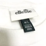 Ellesse Leeti Men's Regular Fit Logo Sweatshirt in White Size L - Image 8