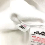 Ellesse Leeti Men's Regular Fit Logo Sweatshirt in White Size L - Image 5