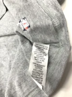 Tommy Hilfiger Men's V Neck Short Sleeve T-Shirt In Grey In Size L - Image 2