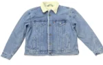Levis Women's Original Sherpa Trucker Jacket In Vintage Blue 36136-0000 Size L - Image 11