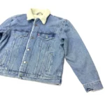 Levis Women's Original Sherpa Trucker Jacket In Vintage Blue 36136-0000 Size L - Image 10