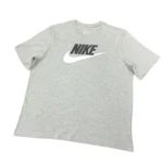 Nike Men's Icon Futura T-Shirt In Grey Heather In Size XXL - Image 3