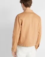 Club Monaco Men's Straight Fit Denim Jean Jacket In Sandstone | 536627 - Image 2
