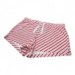 Calvin Klein Women's Sleepwear Drawstring Shorts In Red/White - Image 2